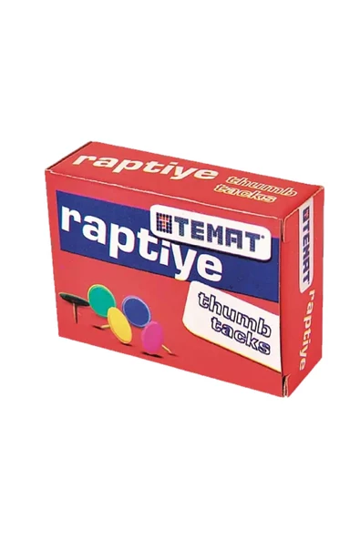 Dağtaş Kırtasiye Temat 300 Renkli Raptiye ürün görseli 1