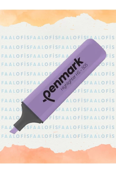 penmark HS-505 Doldurulabilir Fosforlu Kalem Pastel Renkler 5 Adet ürün görseli 1