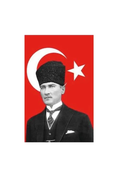 supertrend Atatürklü Saten Türk Bayrağı 100x150 cm ürün görseli 1