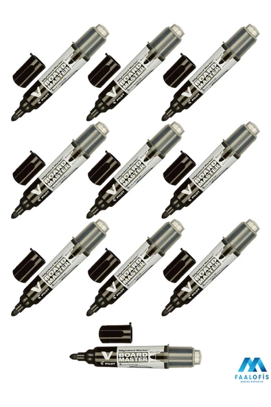 Pilot V Board Master 10 Adet (1 kutu) Tahta Kalemi Ultra Kalite ürün görseli 1