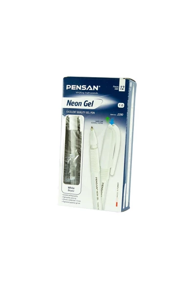 Dağtaş Kırtasiye Pensan Neon Gel Kalem 12 Adet ürün görseli 1