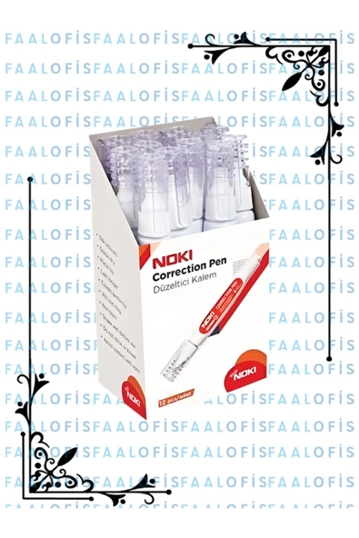 Noki Kalem Tipi Sıvı Silici Daksil 8ml 10 Adet 1 Paket Beyaz ürün görseli 1