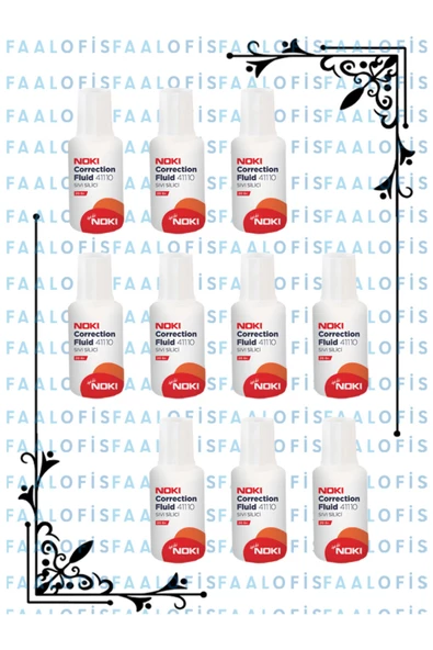 Noki 20 gr Sıvı Silici Daksil 10 Adet 1 Paket Beyaz ürün görseli 1