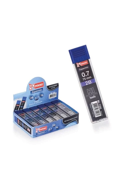 Dağtaş Kırtasiye Mikro 75mm 2B Versatil Kalem Ucu 0.7mm 24 Adet ürün görseli 1