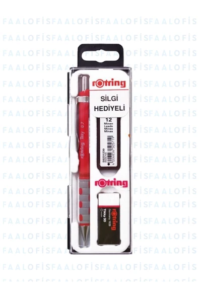 Rotring Tikky Kaliteli Versatil Kalem Set 0.7 Silgi Kalem Ucu Mekanik Uçlu Versatil Kalem ürün görseli 1