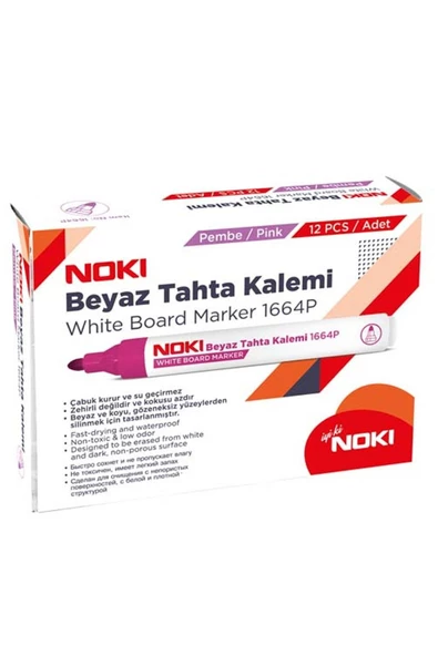 Dağtaş Kırtasiye Noki Beyaz Tahta Kalemi 1 Kutu 12 Adet ürün görseli 1