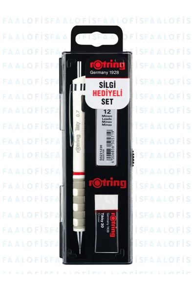 Rotring Tikky Kaliteli Versatil Kalem Set 0.7 Silgi Kalem Ucu Mekanik Uçlu Versatil Kalem ürün görseli 1