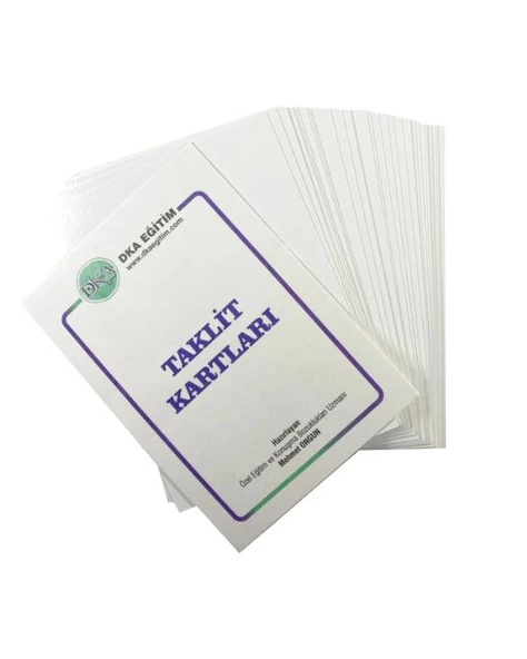 Taklit Oyun Kartları DKA - Resim 3