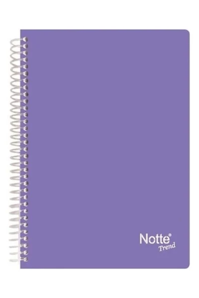 Notte Trend A4 80 Yaprak Kareli Defter Spiralli - Resim 5