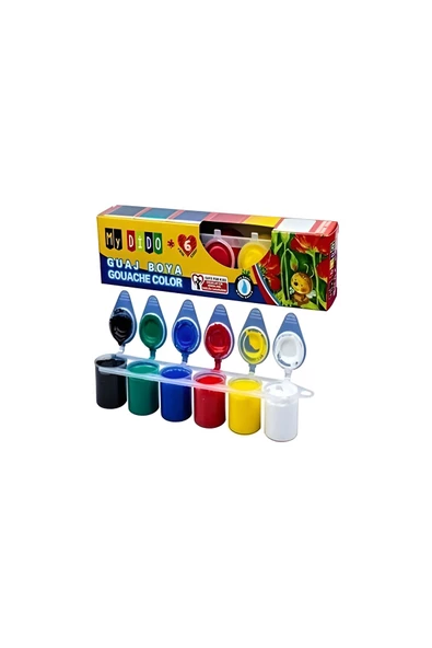 Dağtaş Kırtasiye My Dido Guaj Boya 6x22ml ürün görseli 1