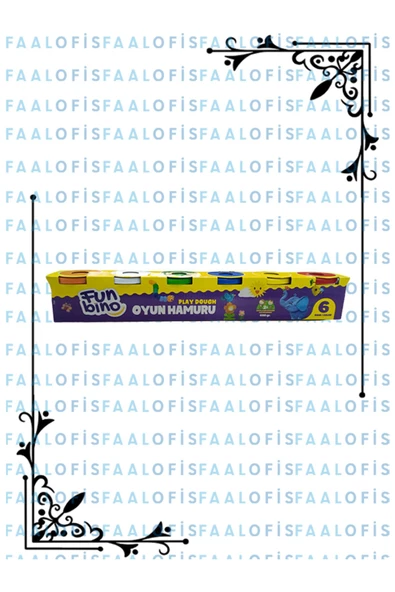 Play Dough Funbino Oyun Hamuru 6'lı 1 Paket ürün görseli 1