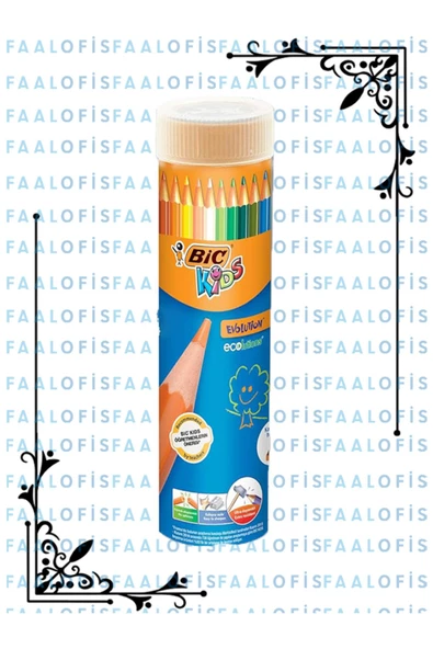 bic kids 12 +1 Ultra Kalite Kuru Boya Kalemi 12+1 Renk ürün görseli 1