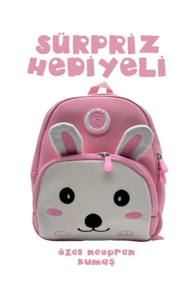 Color Bags Ortopedik Anaokulu Çantası Yağmura Dayanıklı Ebeveyn Emniyet Kemer Korumalı B12 ürün görseli 1