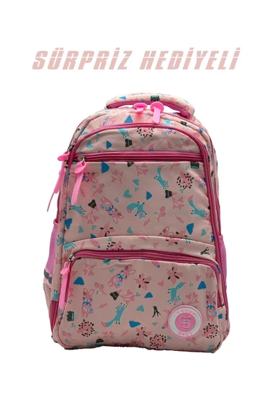 Color Bags Ortopedik Okul Çantası Yağmura Dayanıklı İç Organizerli B4 ürün görseli 1