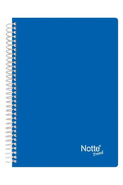 Notte Trend A4 80 Yaprak Kareli Defter Spiralli - Resim 3
