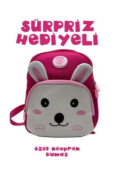 Color Bags Ortopedik Anaokulu Çantası Yağmura Dayanıklı Ebeveyn Emniyet Kemer Korumalı B12 ürün görseli 1