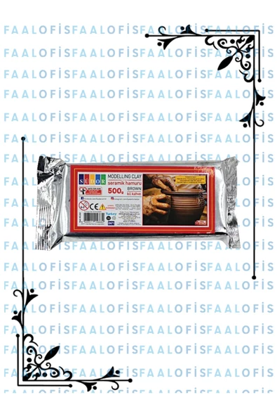 Südor Kaliteli Kil Hamuru 500 GR Kahverengi ürün görseli 1