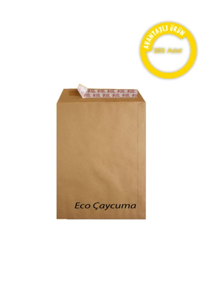 Dağtaş Kırtasiye Asil Doğan Torba Zarf 26X35 Eco Çaycuma 125 gr Silikonlu 250 Adet ürün görseli 1