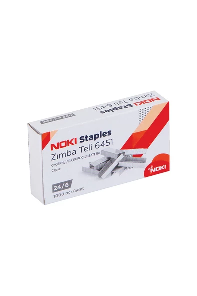 Dağtaş Kırtasiye Noki Zımba Teli 24/6 10 Paket ürün görseli 1
