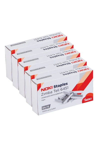 Dağtaş Kırtasiye Noki Zımba Teli 24/6 50 Paket ürün görseli 1