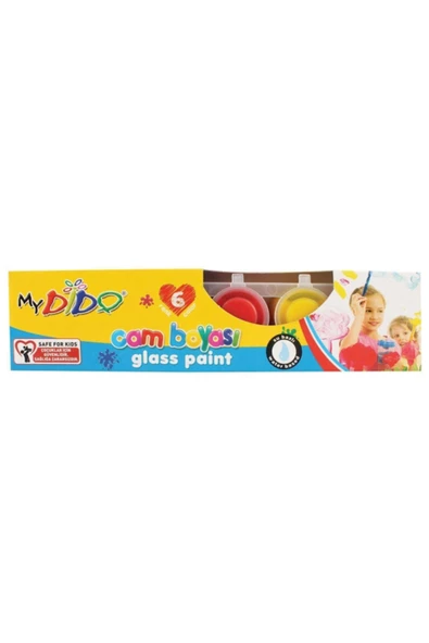 Dağtaş Kırtasiye My Dido Cam Boya 6x22ml ürün görseli 1