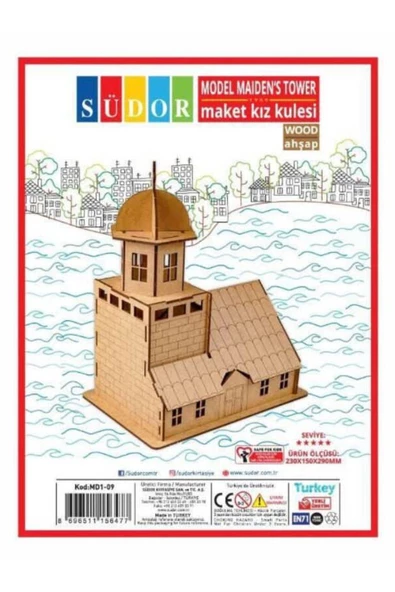 Dağtaş Kırtasiye Südor Ahşap Maket Kız Kulesi ürün görseli 1