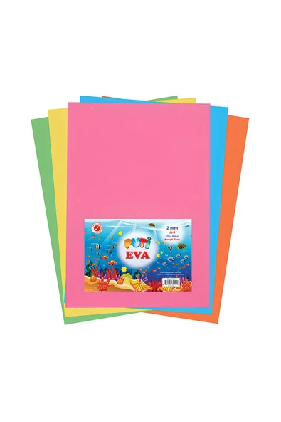 Dağtaş Kırtasiye EVA 50x70 KLASİK 10 LU KARIŞIK RENK ürün görseli 1