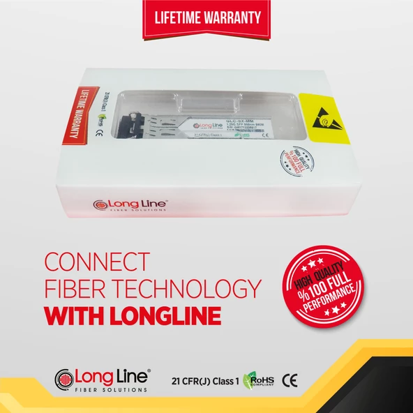 LONGLINE SFP-10G-LR 10G SFP+ 1310nm 10Km SFP Transceiver for CISCO SFP-10G-LR-LL ürün görseli 1