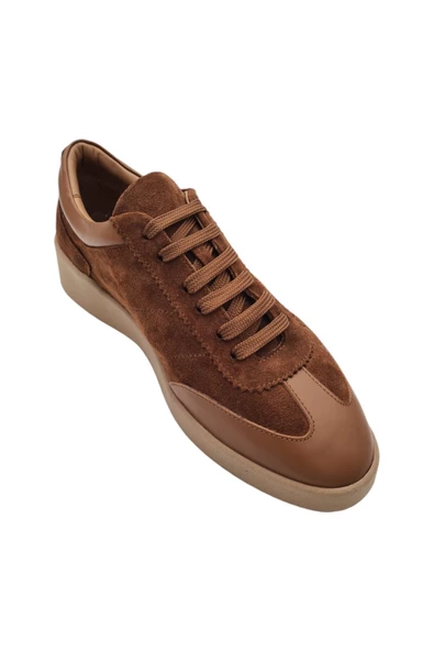Gerçek Deri Günlük Kadın Sneakers - Resim 7
