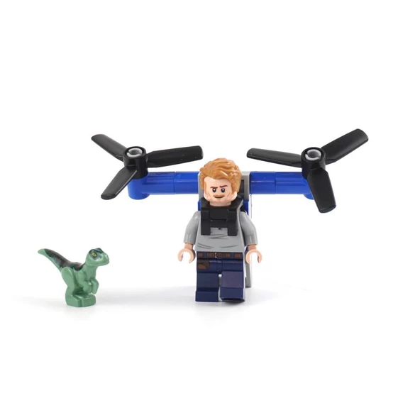 LEGO Jurassic World 122328 Owen with Jetpack - Resim 2