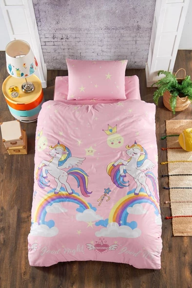 Unicorn Tek Kişilik Nevresim Takımı ürün görseli 1