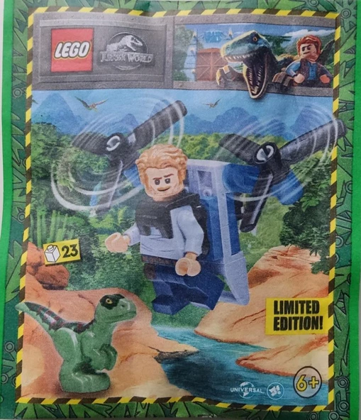 LEGO Jurassic World 122328 Owen with Jetpack ürün görseli 1
