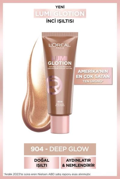 Loreal Paris Glotion All-In-One Doğal Işıltı - 904 Deep Glow ürün görseli 1