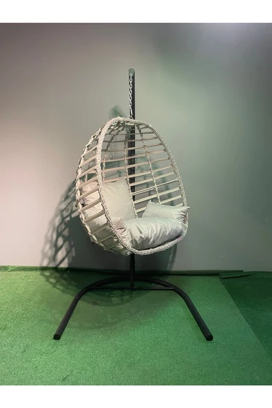 Bahçevari Rattan Fındık Salıncak - Resim 3