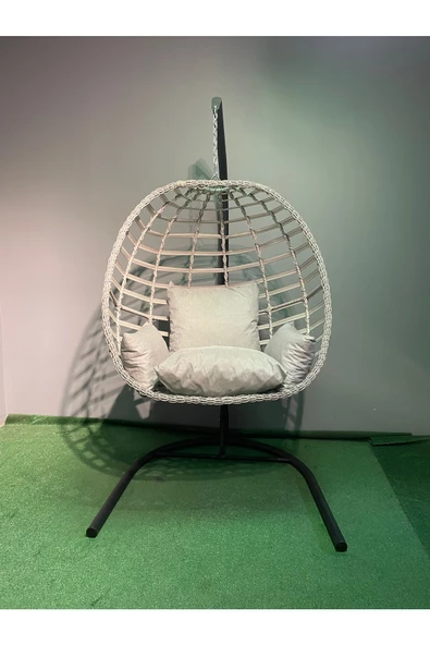 Bahçevari Rattan Fındık Salıncak - Resim 2