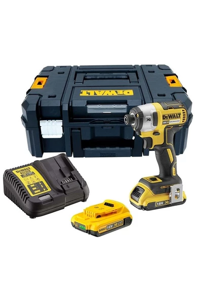 Dewalt Dcf887d2 18v 2.0 Ah Li-ion Çift Akülü Kömürsüz Darbeli Vidalama ürün görseli 1