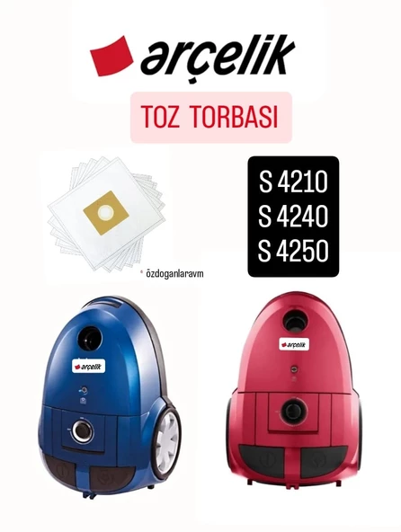 Arçelik Toz Torbası ( S 4240 ) - ( S 4250 ) 10adet ürün görseli 1