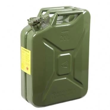 KNC 20 Lt Yeşil Metal Yakıt Bidonu KC020-8G ürün görseli 1