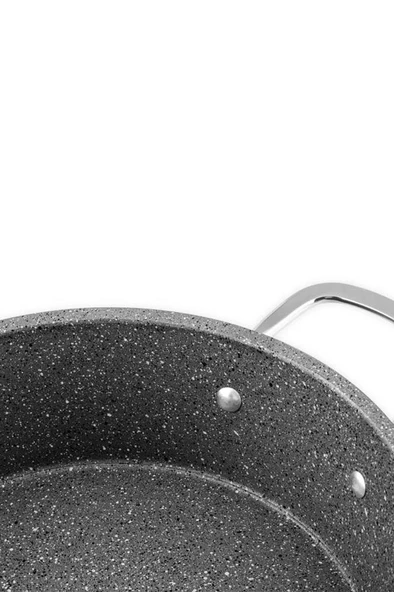 Bernardo Odessa 28 cm Basık Granit Tencere - Resim 4
