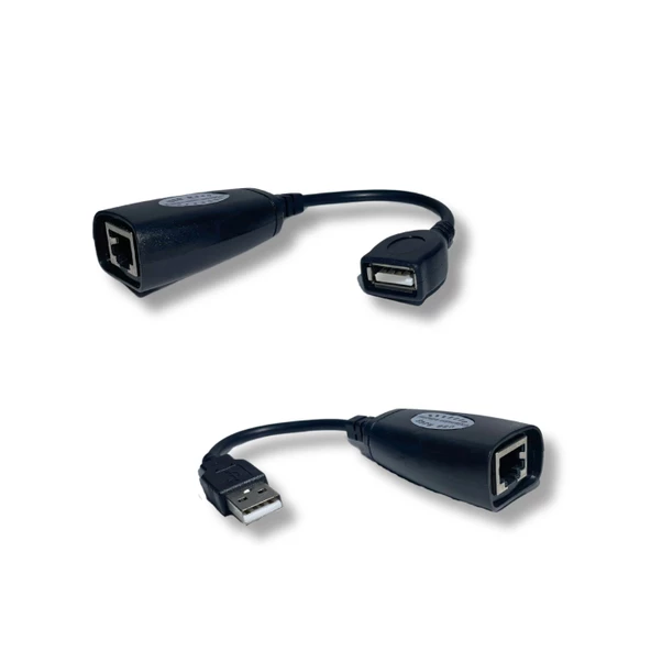 USB Rj 45 50 Metre Uzatma Kablosu Extender - Resim 2