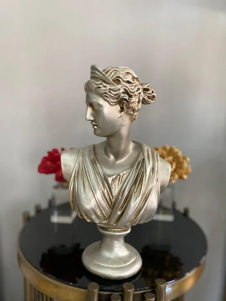 Diana Büst Büyük Boy Heykel - Resim 6