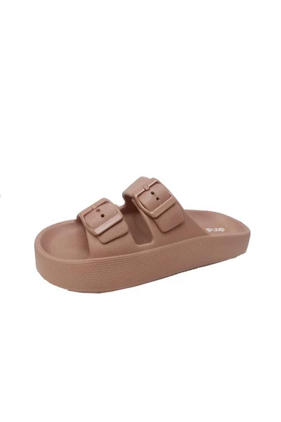 Akınal E282.Z.000 Ortopedik Suya Dayanıklı Terlik 36-40 Pastel Kahve ürün görseli 1
