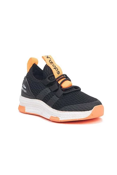 Ndrops 02-22 Bebek Sneakers Aqua Ayakkabı Siyah Oranj ürün görseli 1