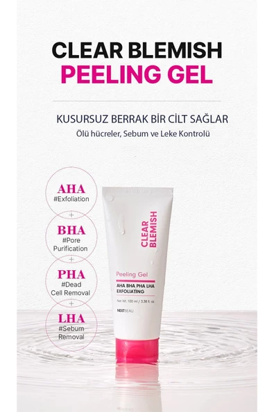 NEXTBEAU,Yoğun Temizleyici Clear Blemish Peeling Jel ürün görseli 1