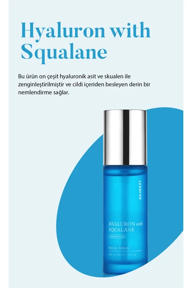 SKIN627,Kore Kozmetik Hyaluronic Acid Ve Squalane Içeren Serum ürün görseli 1