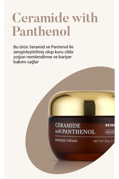 SKIN627,Ceramide ve Panthenol İçeren Intense Krem ürün görseli 1