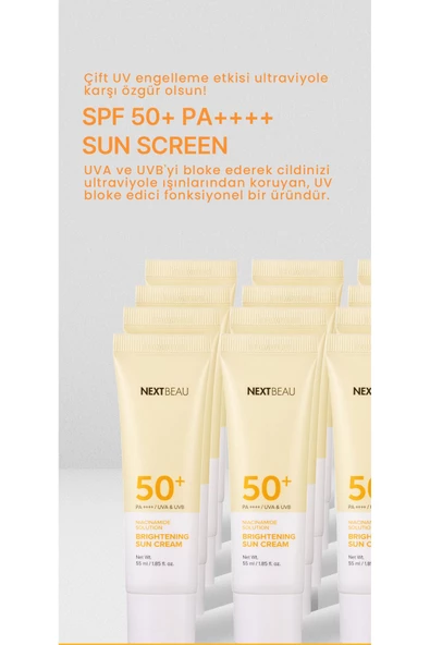 NEXTBEAU,Kore Kozmetik Yoğun Aydınlatıcı Güneş Kremi Spf 50 Pa ürün görseli 1