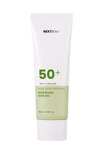 NEXTBEAU,Yatıştırıcı Nemlendirici Aloe Vera Solution Güneş Koruyucu Krem Spf50 Pa ürün görseli 1