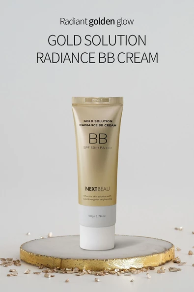 NEXTBEAU,Yüksek Kapatıcı Gold Radiance BB Krem (Light Bej) ürün görseli 1
