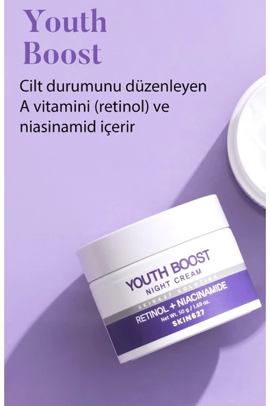 SKIN627,Kore Kozmetik Pentanol Içerikli Leke Ve Kırışıklık Karşıtı Aydınlatıcı Gece Kremi ürün görseli 1